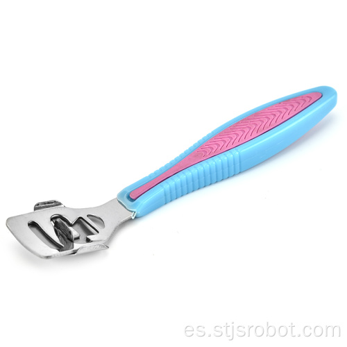 Cortador de pies de acero inoxidable multifunción Cuchillo de pedicura Cuchillo plano raspado pala Cuchillo de piel muerta